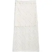 Desigual , Saia de renda, Branco, L