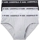 Karl Lagerfeld Cueca cinzento / preto / branco