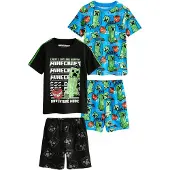 Next Pijama azure / verde / preto / branco