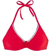 s.Oliver Top de biquíni vermelho