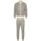 Lonsdale Fato de jogging 'Athboy' areia / conhaque / preto
