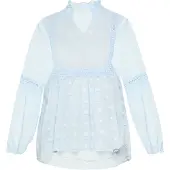 Faina Blusa azul claro