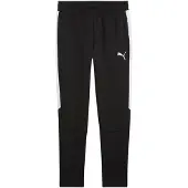 Puma Calças de desporto 'TeamEVOSTRIPE' preto / branco