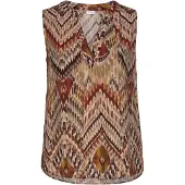 LASCANA Blusa bege / castanho / castanho ferrugento / mostarda