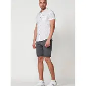 KOROSHI Camisa cinzento / branco