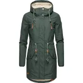 Ragwear Sobretudo de inverno 'Elsie' verde