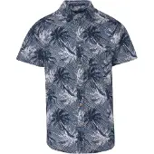 KOROSHI Camisa marinho / opal / cinzento claro