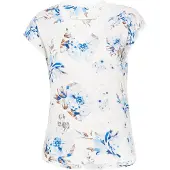 FELIPA Blusa 'Fashion Look' azul / azul claro / caramelo / branco