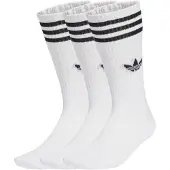 Adidas Originals Meias Crew 3 Stripes High 3 Unidades
