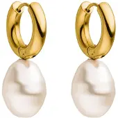 Purelei Brincos 'Seaside' ouro / branco pérola