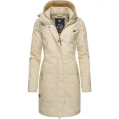 Ragwear Sobretudo de inverno 'Jannisa' bege / castanho / preto / branco