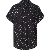 Vero Moda Blusa 'VMBumpy' preto / branco