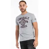 Lonsdale Camisa 'Murrister' castanho escuro / acinzentado