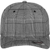 Flexfit Boné 'GLEN CHECK' preto / branco