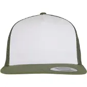 Flexfit Boné verde escuro / branco