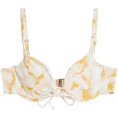 Desigual , Top de biquíni tulipa, Branco, M