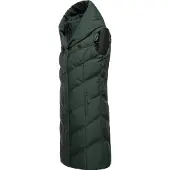 Ragwear Colete 'Natalka' verde escuro