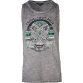 KOROSHI Camisa antracite / acinzentado / esmeralda / branco