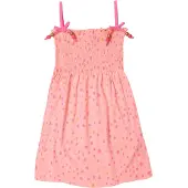 KOROSHI Vestido ouro / cor-de-rosa / rosa claro