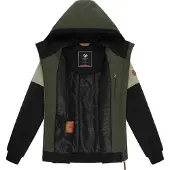 Ragwear Casaco outdoor cáqui / oliveira / preto