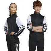 Adidas Sweatshirt de desporto 'Squadra 25' preto / branco