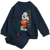 Adidas Fato de treino 'Disney Mickey Mouse' azul escuro / verde / vermelho-alaranjado / branco
