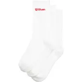 Wilson Meias Crew Logo 3 Unidades