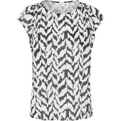Saint tropez Blusa 'VegaSZ' preto / branco