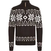 !Solid Pullover 'Norwin' castanho / cinzento / preto / branco