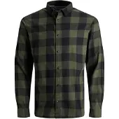 Jack & Jones Camisa oliveira / preto