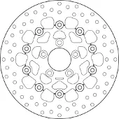 Brembo Disco De Freio Flutuante Oro 78b40828