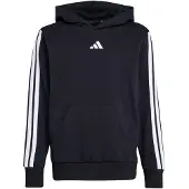 Adidas Sweatshirt de desporto preto / branco