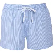 Ralph Lauren Calças de pijama azul claro / branco
