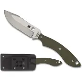 Spyderco Stok Bowie FB49GPOD OD Green G10 faca fixa, Sjoerd Stok design