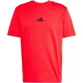 Adidas Camisa funcionais 'Essentials' vermelho / preto