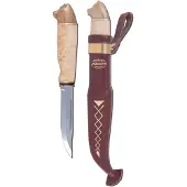 Marttiini Bear 549011W, Stainless, Curly Birch, faca de exterior