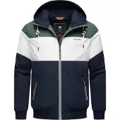 Ragwear Casaco outdoor azul / verde / branco