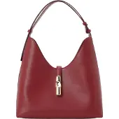 Furla Mala de ombro 'GOCCIA' vermelho vinho