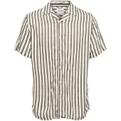 Only & Sons Camisa 'Wayne' taupe / cinzento claro