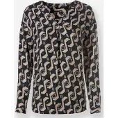 HEINE Blusa bege / camurça / preto