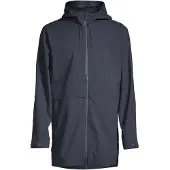 Rains unisex. 12430 Casaco Suva Hardshell Longo azul-marinho (XL), Casual, Poliéster