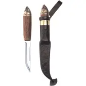Marttiini Salmon Knife 552010W Polished 1.4034, Birch, faca de bushcraft