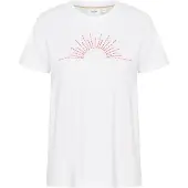 Saint tropez Camisa 'KanvaSZ' coral / branco