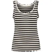 Cream Top 'CRRibba' preto / branco