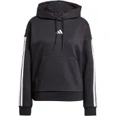 Adidas Moletom Com Capuz Essentials 3 Stripes Fleece