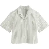 Mela London Camisa de pijama 'HANSIKA' verde / offwhite