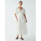 St MRLO Vestido 'Palm' preto / branco
