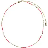 Pilgrim Colar 'Alison' ouro / vermelho claro / branco pérola