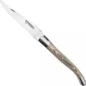 Laguiole En Aubrac Khaki Pakkawood, Matt Bolsters, navalha, 12 cm