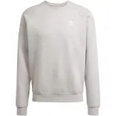 Adidas Sweatshirt 'Trefoil Essentials' cinzento / branco